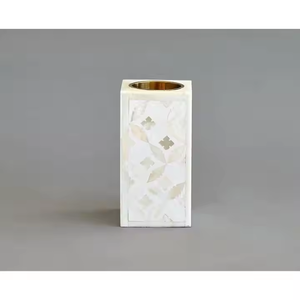 Bougeoir de luxe en incrustation d'os de Noël Décoration de maison de qualité Bougeoir de salon Autres pots de bougies et lanternes - Product Image 4