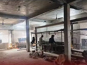 Alfombra persa hecha a mano de lujo moderno de alta calidad patrón abstracto de lana nudos altos para sala de estar - Product Image 2