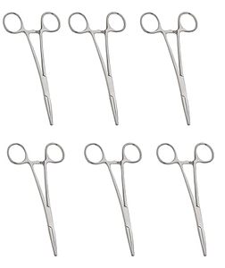 Pinzas Hemostáticas Quirúrgicas Kelly de Alta Calidad, Pinzas de Bloqueo Hemostáticas, Punta Curva/Recta - Product Image 1