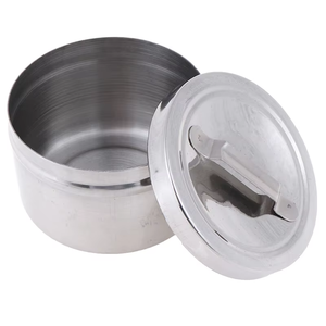 Instruments chirurgicaux médicaux réutilisables en acier inoxydable de haute qualité, pot à pansements, articles creux de tous types, matériau métallique - Product Image 2