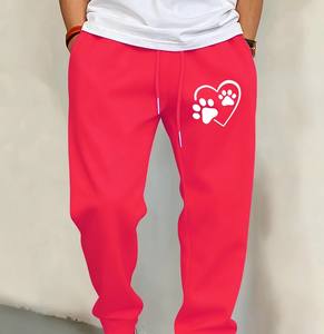 Pantalon de jogging décontracté en toile pour homme, taille mi-haute, respirant, écologique, coupe ample, lavé, jusqu'à la taille 6XL - Product Image 5