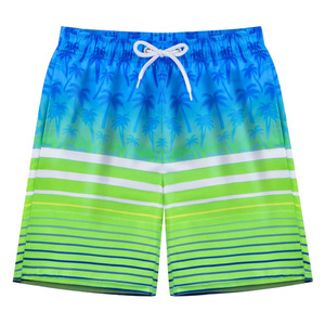 OEM Service Custom <b>Mens</b> Quick Dry Board Shorts Drawstring Swim <b>Trunks</b> Lightweight Polyester Spandex Beach Swimwear - Product Image 3