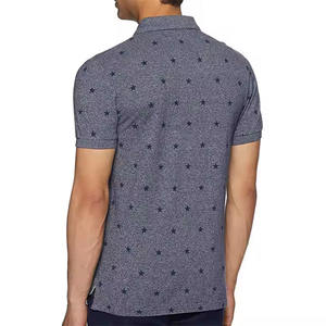 2025เสื้อยืดผู้ชายแบบถักแฟชั่นแขนสั้นสีทึบสไตล์ธุรกิจลำลองมีปกสีล้วนสำหรับฤดูร้อน - Product Image 4