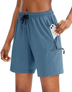 Randonnée Cargo Shorts Short d'été léger à séchage rapide pour femmes Athletic Golf Zipper Pockets - Product Image 6