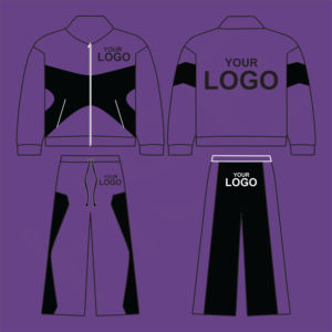 Chándal con Bloques de Color OEM/ODM |   Conjunto de Chaqueta y Pantalones con Cremallera y Logotipo Personalizado - Product Image 5