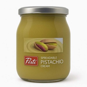 Meilleure vente pot de pâte à tartiner lisse à la crème de pistache 200g 350g 600g pour les magasins de pâtisserie à la crème glacée et au dessert - Product Image 6