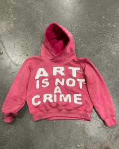 OEM personalizado pulóver Sun Faded ácido lavado pesado apliques bordado Vintage Boxy recortado sudaderas con capucha para hombres - Product Image 2