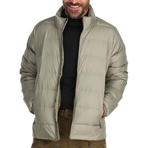 2025 abrigo de algodón de invierno al por mayor superior para hombres logotipo personalizado OEM estampado de gran tamaño burbuja chaqueta acolchada soporte de lona para uso al aire libre - Product Image 5