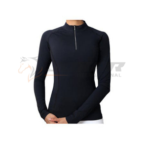 Camisa de capa base térmica de compresión avanzada para montar a caballo que ofrece una flexibilidad de comodidad excepcional adecuada para todas las estaciones - Product Image 5