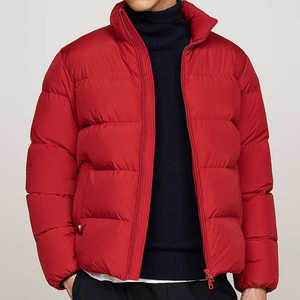 Chaqueta acolchada de hombre a la moda 2025 al por mayor, abrigos de plumón de ganso y burbujas brillantes con capucha, relleno de algodón de invierno de talla grande - Product Image 2