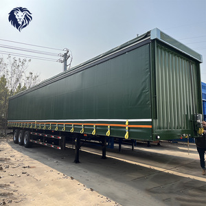 <span class=keywords><strong>Remolque</strong></span> de Camión con Lateral Cortinado de 40 pies, Reacondicionado, Capacidad de 35 Toneladas, Construcción de Acero Q345B, Diseño Impermeable, Listo para Enviar - Product Image 1