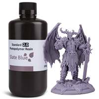 Resina Fotopolímera Multicolor ELEGOO V2.0 Estándar 1KG/2KG, Accesorios para Impresora 3D con Longitud de Onda UV de 405nm