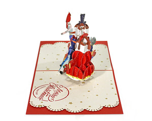 Mới đến <span class=keywords><strong>2025</strong></span> lễ kỷ niệm Giáng sinh 3D <span class=keywords><strong>Pop</strong></span> <span class=keywords><strong>Up</strong></span> thiệp chúc mừng với mô hình của người tuyết và gia đình của mình - Product Image 2