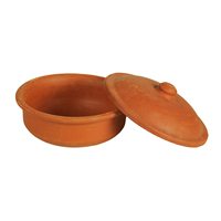 Grand pot biryani en terre cuite de 4 litres Batterie de cuisine en terre cuite écologique pour la maison et le restaurant Design moderne