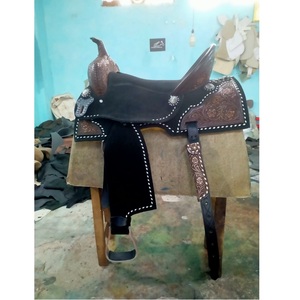 Moda occidental y calidad Silla de caballo de cuero recién lanzada Calidad Premium Durable y cómoda para deportes de carreras - Product Image 1