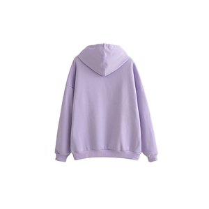 Sweat-shirts à capuche pour femmes en coton 100% de haute qualité, taille plus, les plus vendus, avec logo personnalisé imprimé, ODM hiver - Product Image 4
