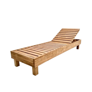 เตียงอาบแดดทำจากไม้เฟอร์นิเจอร์สำหรับลานบ้านเตียงอาบแดดสไตล์โมเดิร์น - Product Image 4