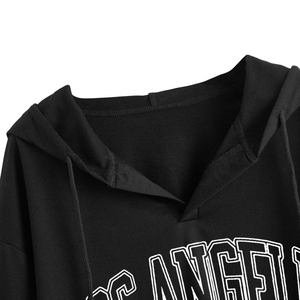 Estilo Flexible deportivo antiarrugas Crop Top Drop Shoulder Hoodies para mujeres Transpirable Uso diario Crop Top Hoodies para mujer - Product Image 3