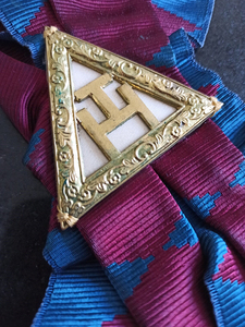 Faja bordada hecha a mano de alta calidad, fajas bordadas tácticas para uniforme Masonic Regalia Craft Master OEM Ronpex - Product Image 2