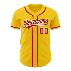 Maillot de baseball respirant 100 % polyester pour homme, fabriqué au Pakistan, avec noms d'équipe personnalisables, uniforme à séchage rapide - Product Image 5