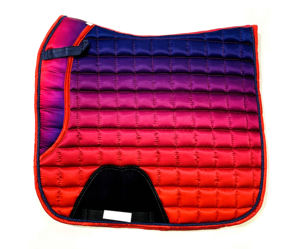 Selle de cheval classique de couleur personnalisée, en coton mélangé durable, sangles renforcées en polycoton, rembourrage en coton, accessoire d'entraînement - Product Image 3