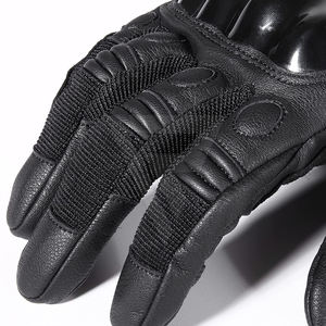 Gants de course de haute qualité pour hommes, vêtements de sport en cuir sur mesure pour la moto en hiver, imprimé en couleur unie - Product Image 4