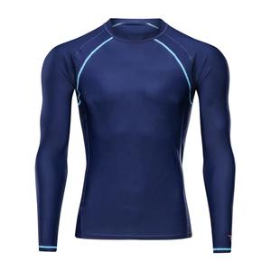 Rash Guard personalizado de alta calidad con estilo de alta calidad para hombres Ropa de entrenamiento más vendida Slim Fit Men Rash Guard - Product Image 2