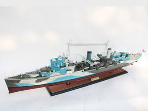 Gia Nhien artesanía de diseño personalizado de alta calidad HMS Belfast modelo de madera barco estilo náutico regalo de Metal para decoración del hogar - Product Image 6