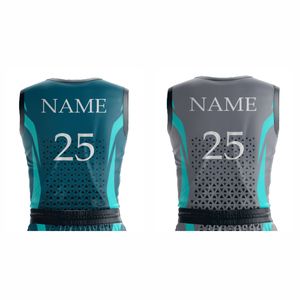 Camiseta de baloncesto de doble cara para jóvenes, uniforme de baloncesto reversible personalizado al por mayor - Product Image 5