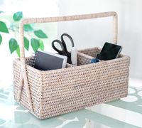 Vietnam Kingcraftviet Eco-vriendelijke Verdeelbak Rieten Schalen Keuken Decoratie Bestekorganizer Keukenaccessoires Opbergbak