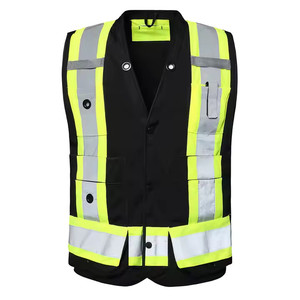 Plain <b>Reflective</b> Safety Vest New Design <b>Reflective</b> Safety Construction Vest for Wholesale Prices Made in Pakistan <b>Top</b> Quality - Product Image 4