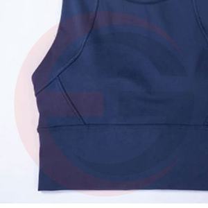 2023 Diseño clásico Logotipo personalizado Sujetador deportivo para mujer Color liso Ropa deportiva Producto más popular para Tallas grandes - Product Image 4