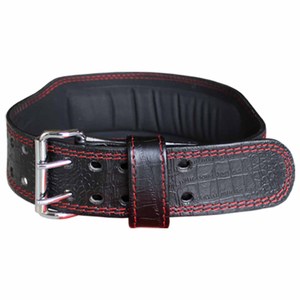 Cinturón de Gimnasio de Cuero Vacuno Ligero de Nuevo Diseño al por Mayor con Cierre de Hebilla y Soporte Dorsal Plegable para Levantamiento de Pesas - Product Image 6