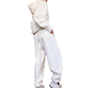 Respirant Nouvelle Arrivée Survêtement Plaine Confortable Jogger Ensemble Logo Personnalisé Dernier style 2 Pièces Femmes Survêtement - Product Image 3