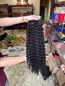 2024ผมแท้ชาวพม่าผมหยิก100% จากเวียดนาม - Product Image 3