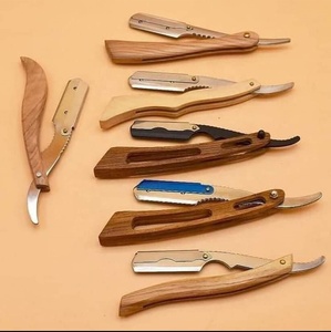 Wholesale Barber Supplies Professional <b>Straight</b> Cut Throat Salon Wood Handle Barber <b>Razor</b> - Product Image 4