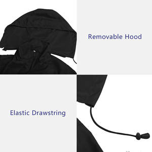 Chaqueta Cortavientos Ligera para Hombre - Transpirable e Impermeable con Capucha para Actividades al Aire Libre y Uso Casual - Product Image 2