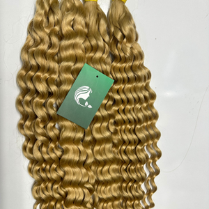 Usine Top Grade Qualité Double Dessiné Cuticule Aligné Blonde 60 # Couleur Bundles de Cheveux 30 pouces Extension de Cheveux Humains - Product Image 2