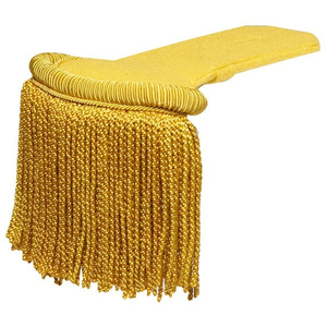 Tela de Encaje Bordada con Cuentas y Borlas Largas, Botón Clásico 3D, Insignias de Hombro con Epaulettes para Hombre y Mujer, Tamaño Personalizado - Product Image 5