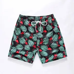 Summer Customize Logo Men's Casual Shorts Double Layer Shorts Camouflage Swimming Beachwear Short Swim Trunks