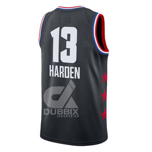 James Harden de haute qualité 2024 # Maillot de basket-ball cousu 13, personnalisable avec le nom et le logo de l'équipe, taille plus, tissu OEM pour hommes - Product Image 2