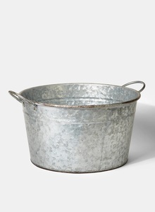 Jarrón galvanizado personalizado de alta calidad con macetas de Metal de impresión personalizada y maceta de mesa de centro decorar maceta - Product Image 4