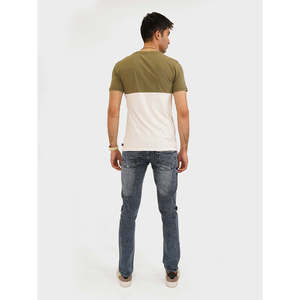 CYPRIEN 100% Cotton Two Tone Slim Fit T-Shirt 220g Jersey Compressed Features Screen <b>Printed</b> 3D Solid Sports Apparels T-Shirts - Product Image 4