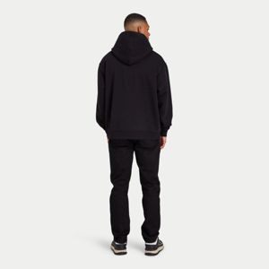 2024 Streetwear coton uni blanc pull personnalisé poids lourd hommes sweat à capuche surdimensionné - Product Image 3