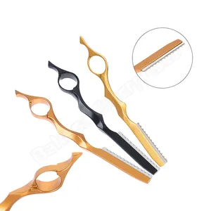 Barbershop Thinning Straight Razor Blade Salon Hairdressing Razor Hair Shaper Cutter Rotary Barber Hair Cutting Knife Thinner