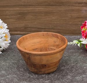 ชามไม้หรูหราสำหรับขายส่ง ชามเสิร์ฟขัดเงา สำหรับงานแต่งงาน โรงแรม และตกแต่งบ้าน ภาชนะครัว ชามไม้สำหรับเสิร์ฟ - Product Image 2