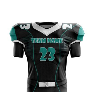 Uniforme de Fútbol Americano Clásico para Hombre, Jersey de Fútbol Americano, Pantalones Cortos, Talla Grande, Cuello en V, Acolchado, Transpirable, Conjuntos 100% Poliéster para Equipo - Product Image 5