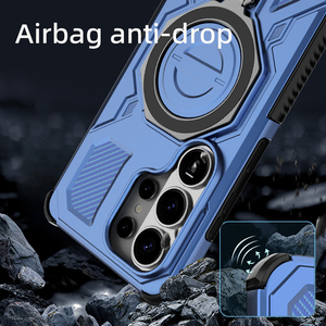 Étui avec anneau rotatif pour Samsung S26 Ultra S26 <span class=keywords><strong>Plus</strong></span> S25 Edge S25 FE, protection antidérapante de qualité militaire contre les chutes - Product Image 4