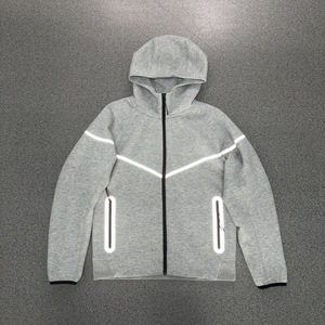 Ensemble de survêtement pour homme NKLOGO, automne 2026, veste de sport d'extérieur, capuche, bande réfléchissante, caoutchouc laminé, couche d'air, sweat-shirt décontracté - Product Image 4