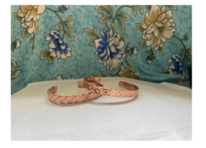 100 % <b>Copper</b> Hammered Handmade Bangle and <b>Copper</b> Coated Metal <b>Bracelet</b> Fashion <b>for</b> Man and <b>Woman</b> - Product Image 1